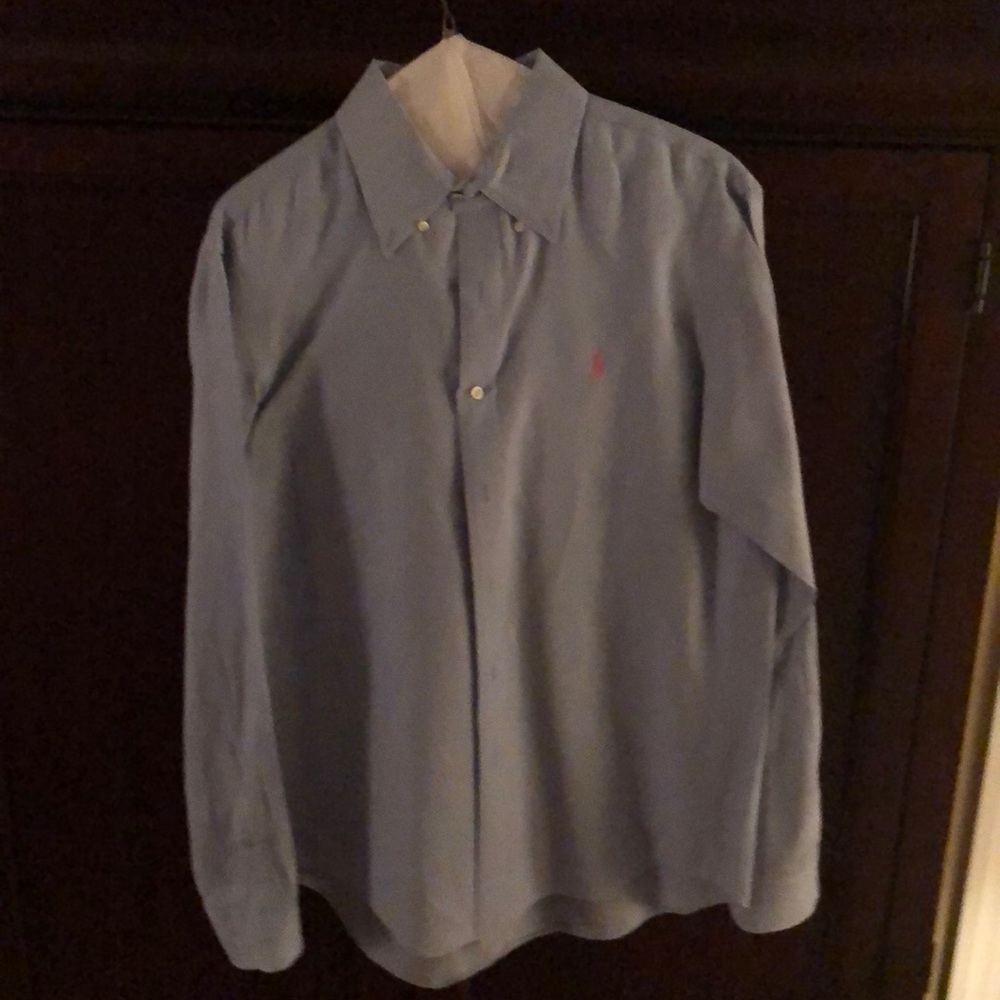 Men’s Ralph Lauren 100% linen long sleeve shirt.